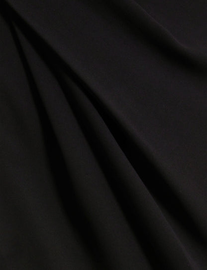 Ted Baker ICANA - Draped Front Asymmetric Sleeveless Top BLACK