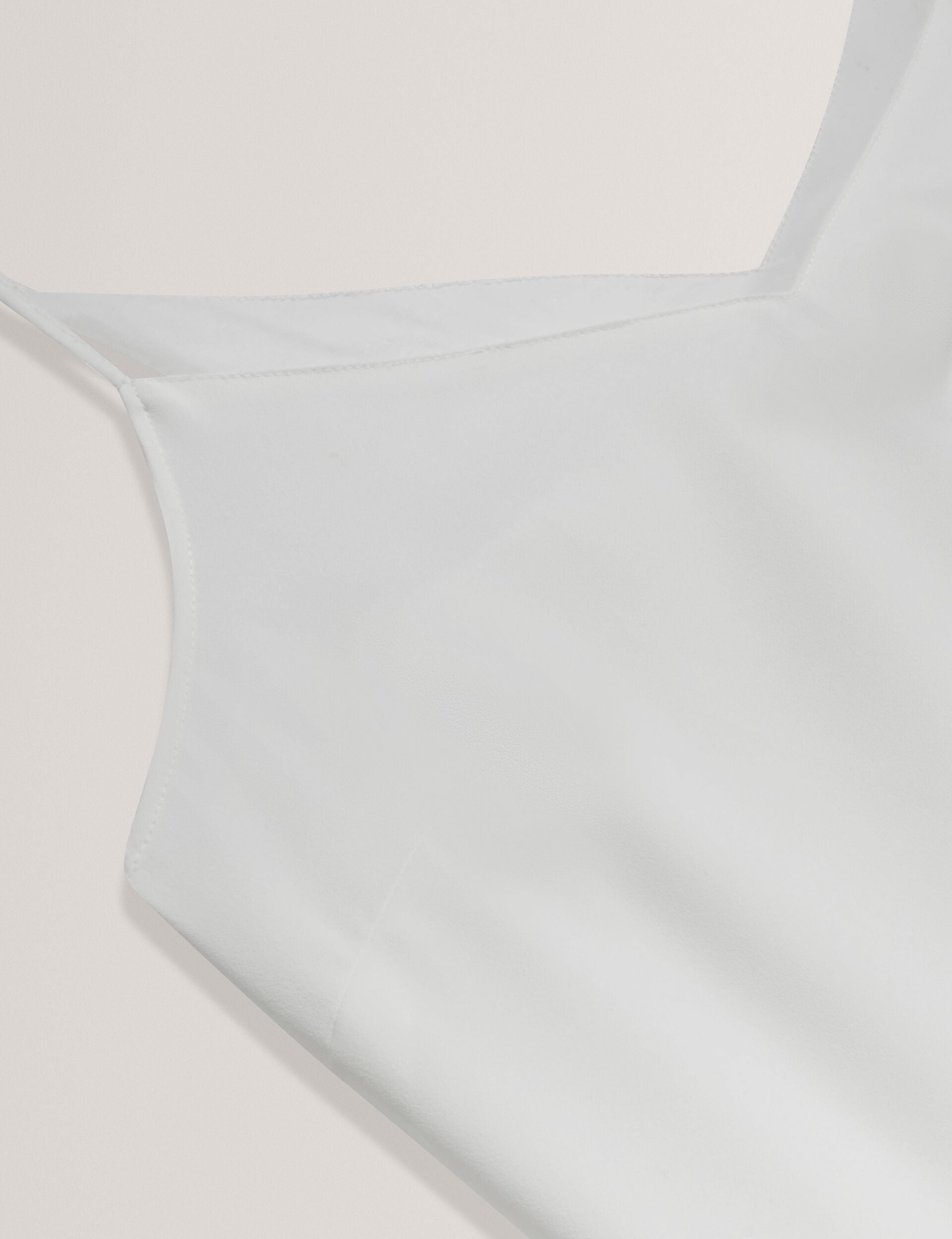 Ted Baker LULEA Chiffon Detail V-Neck Strappy Cami Top in Ivory IVORY
