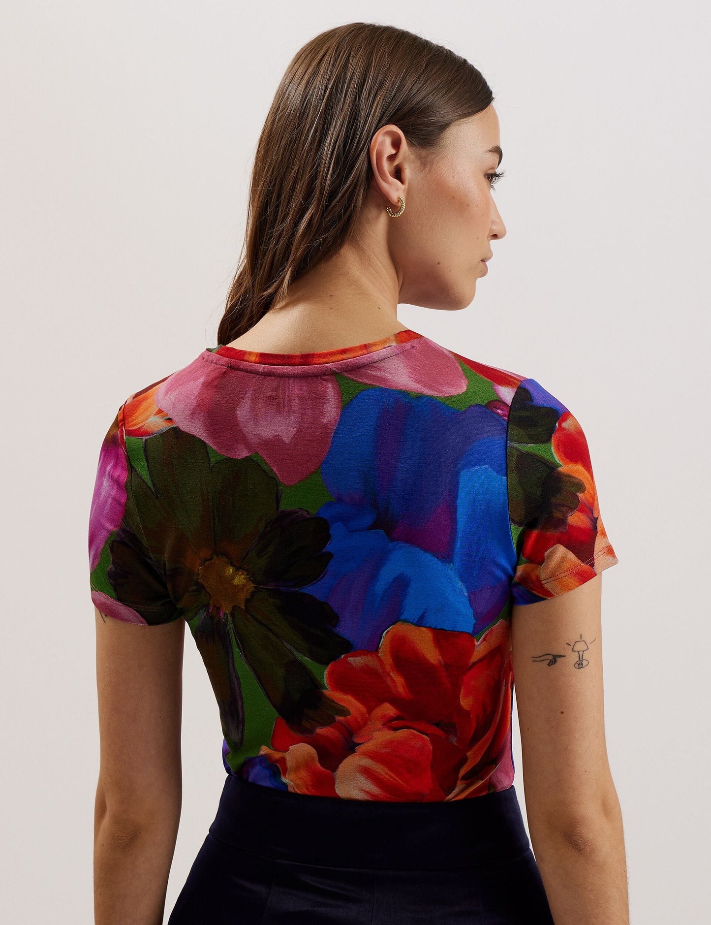 Ted Baker JUHANA Floral T Shirt MULTICOLOUR