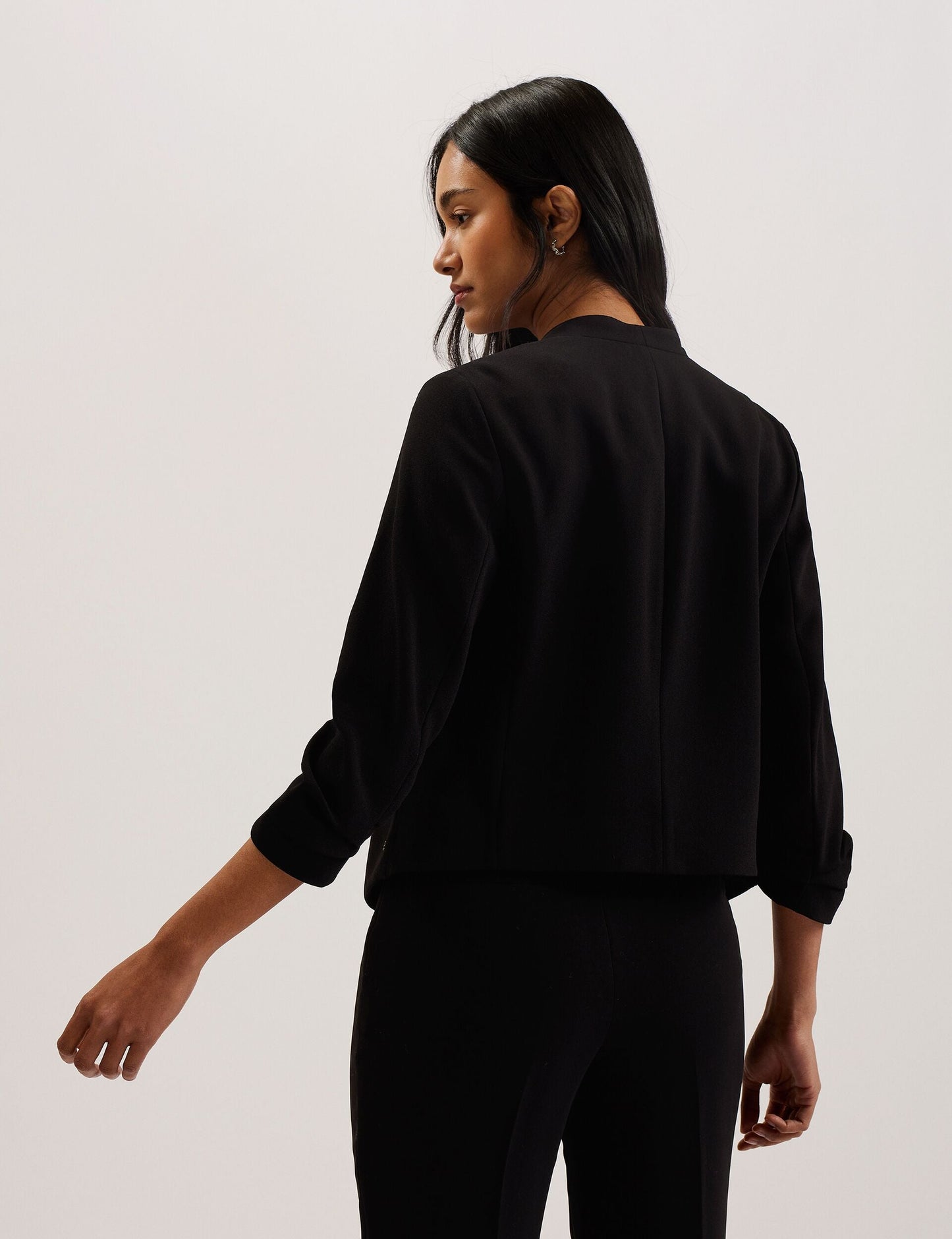 Ted Baker POPSY - 3/4 Sleeve Crop Jacket BLACK