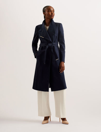 Ted Baker ROSINA - Wrap Coat DARK BLUE