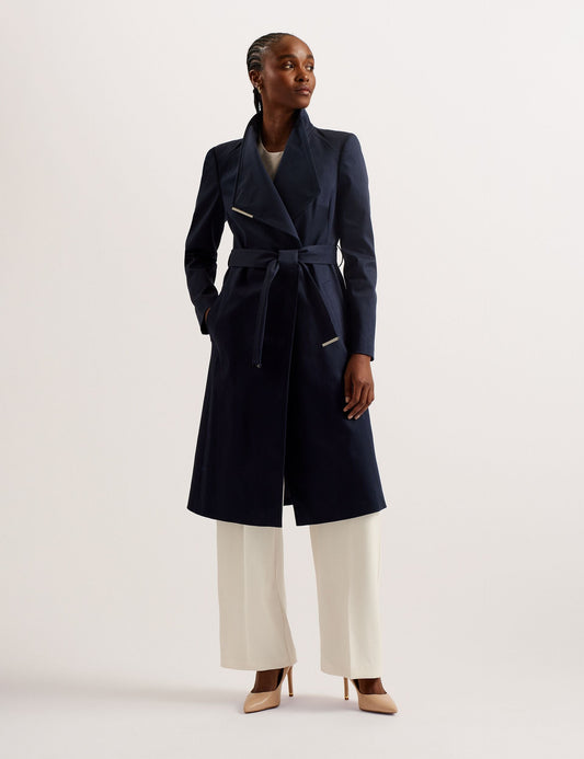 Ted Baker ROSINA - Wrap Coat DARK BLUE