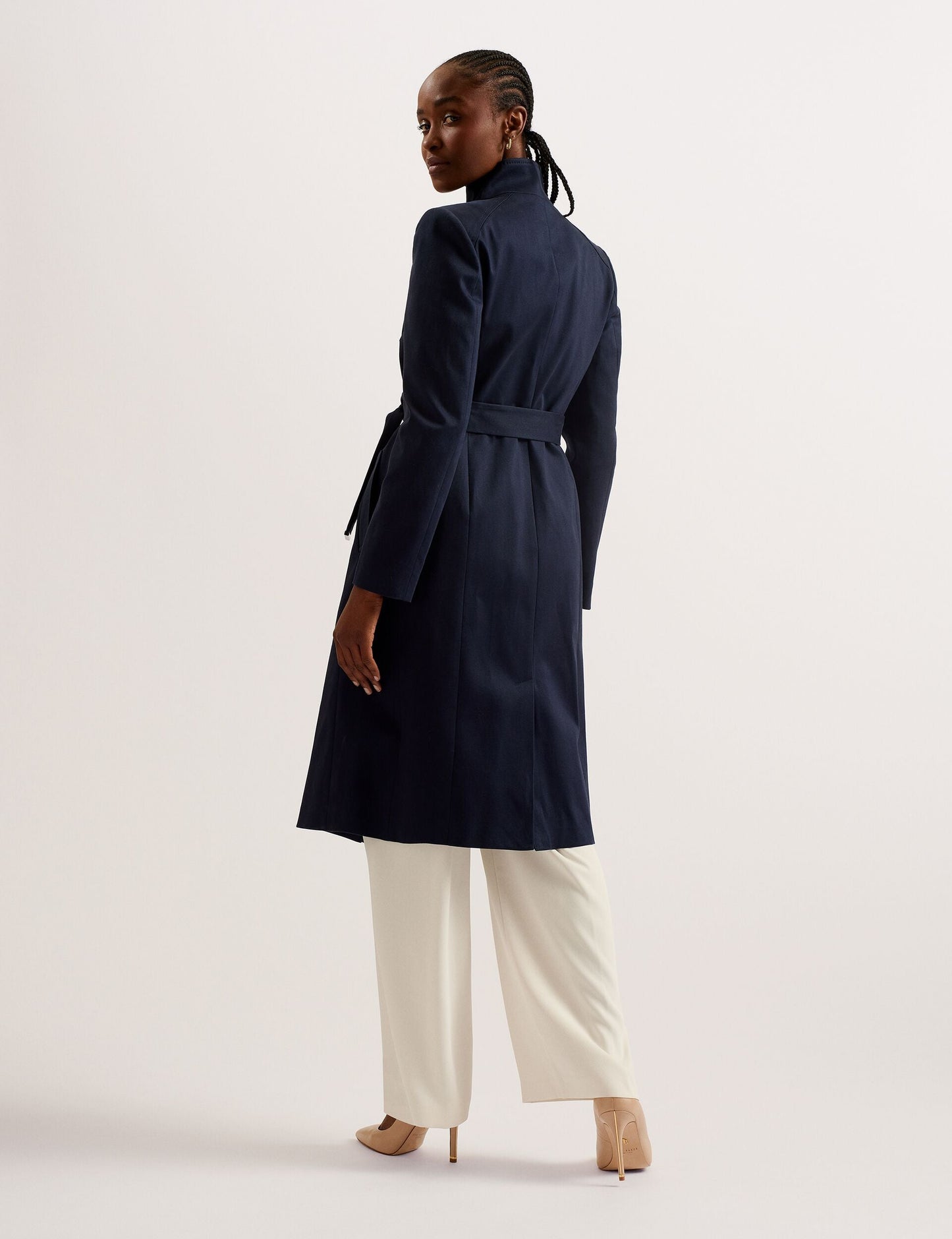 Ted Baker ROSINA - Wrap Coat DARK BLUE