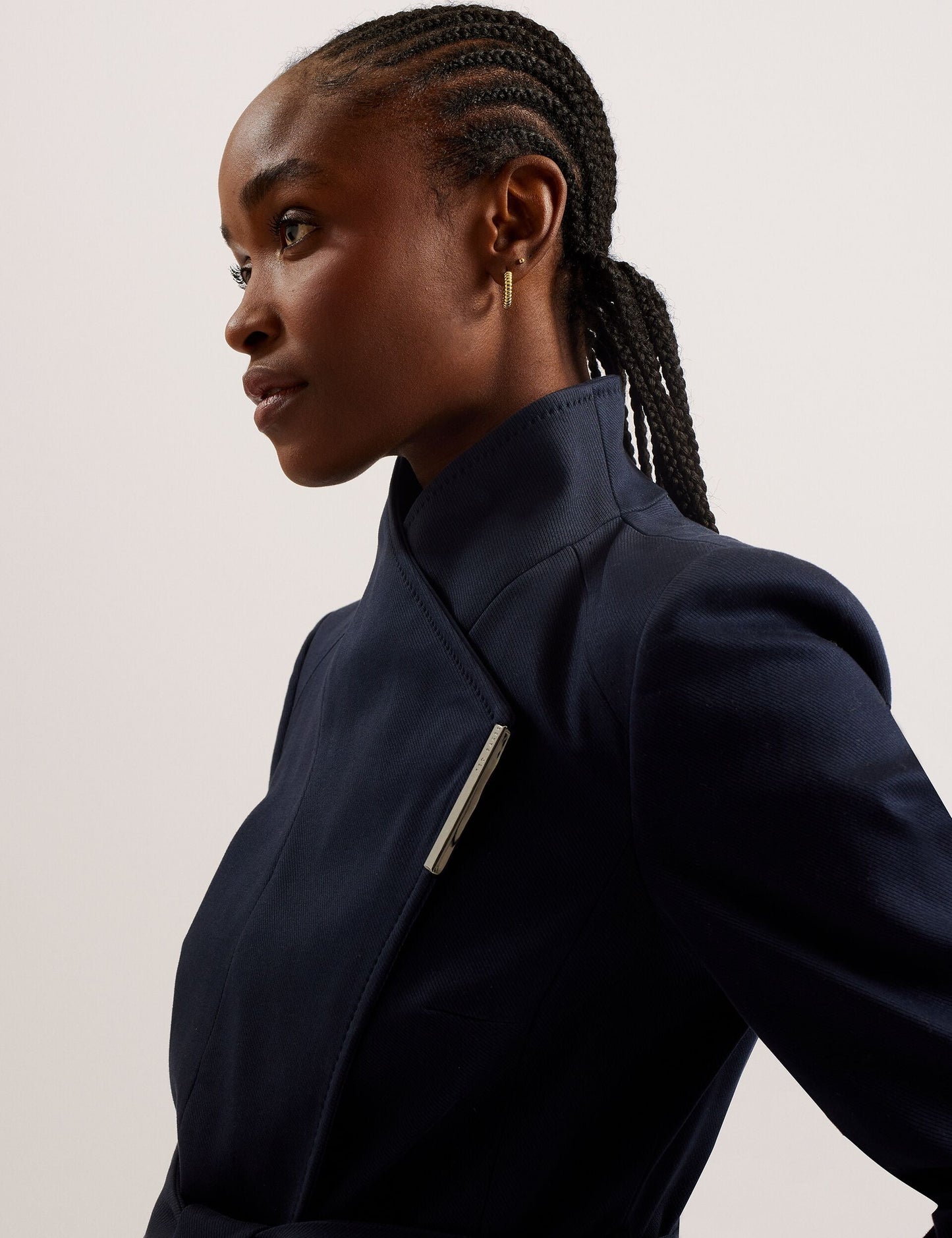 Ted Baker ROSINA - Wrap Coat DARK BLUE