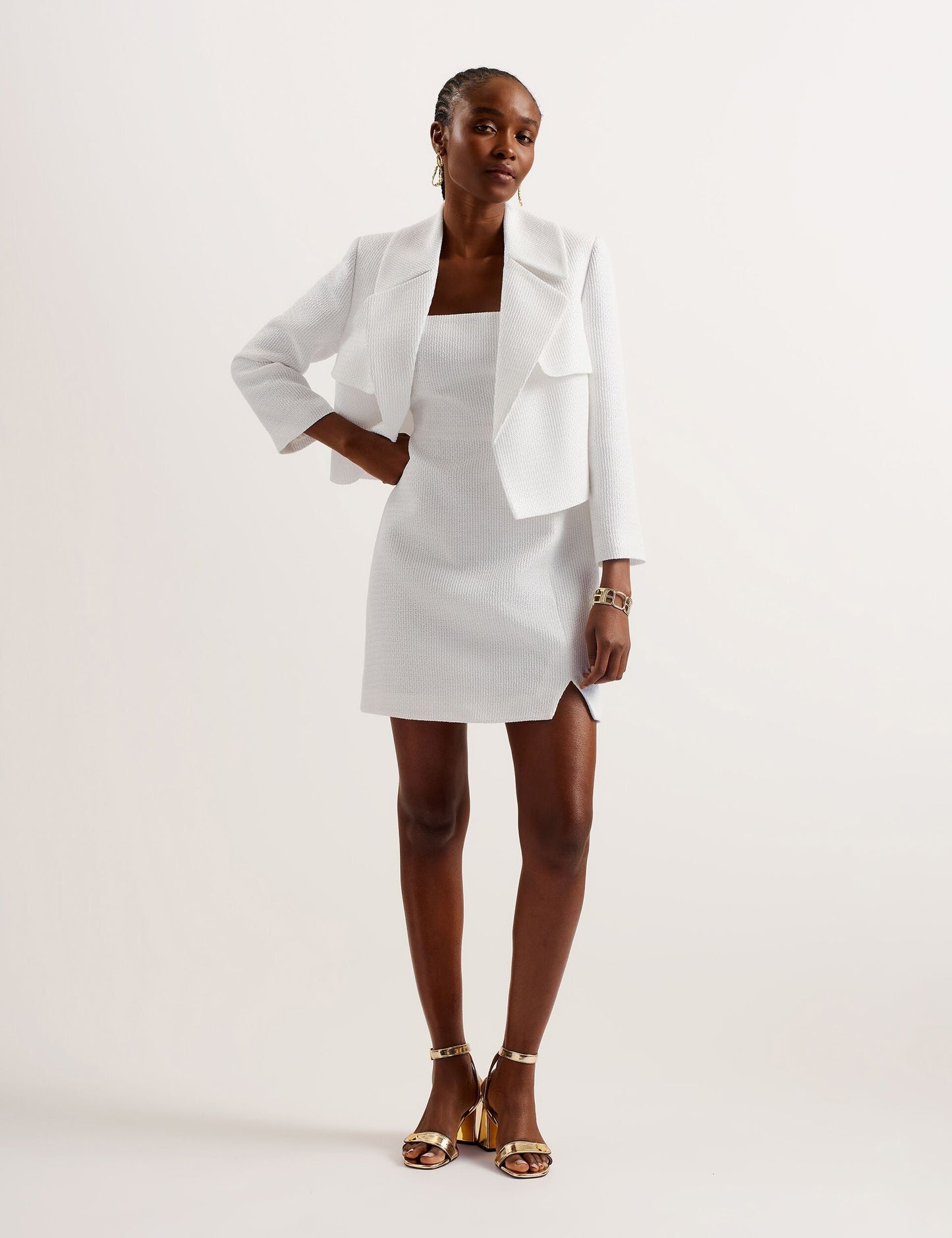 Ted Baker SHIROI - Tailored Jacket WHITE