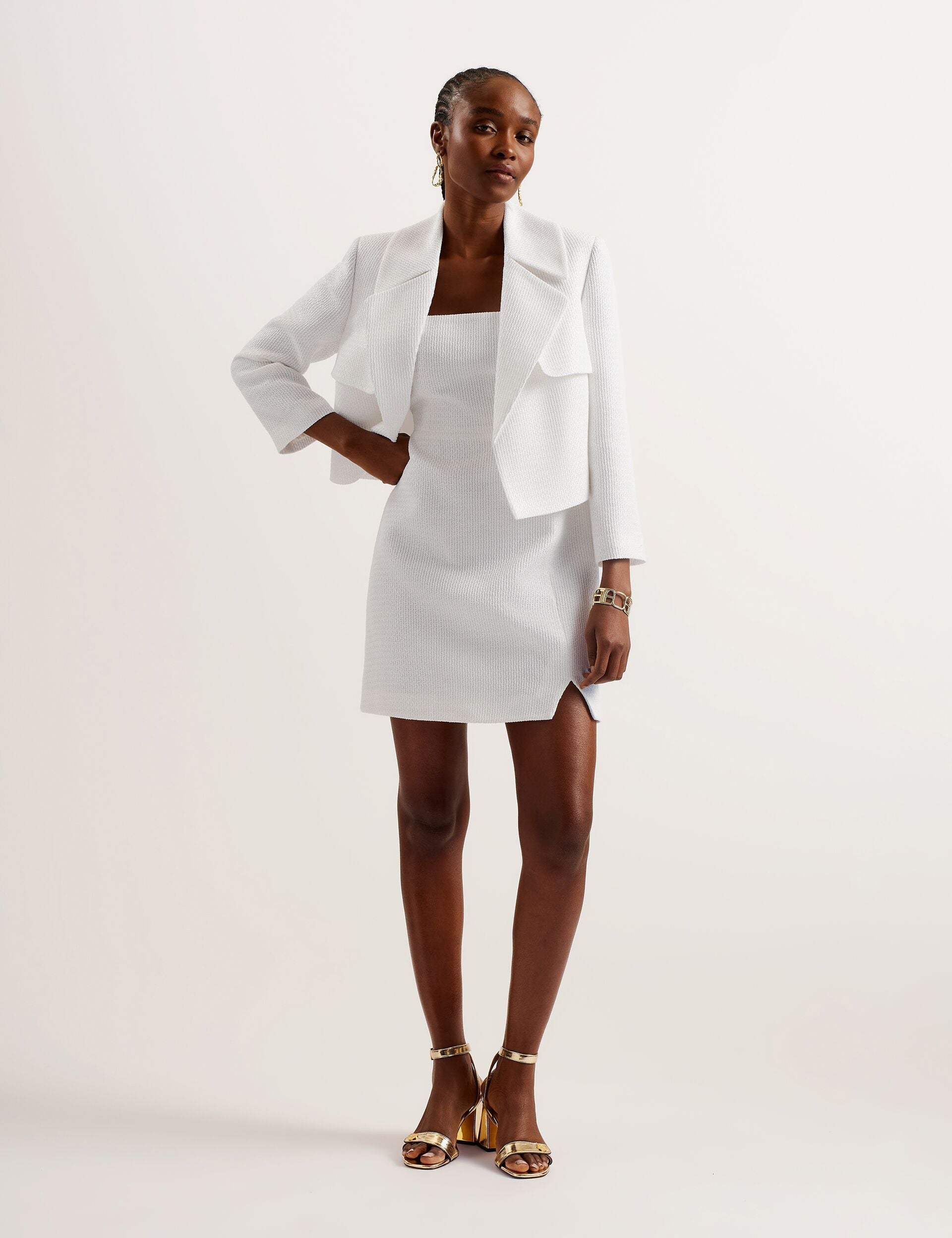 Ted Baker SHIROI - Tailored Jacket WHITE