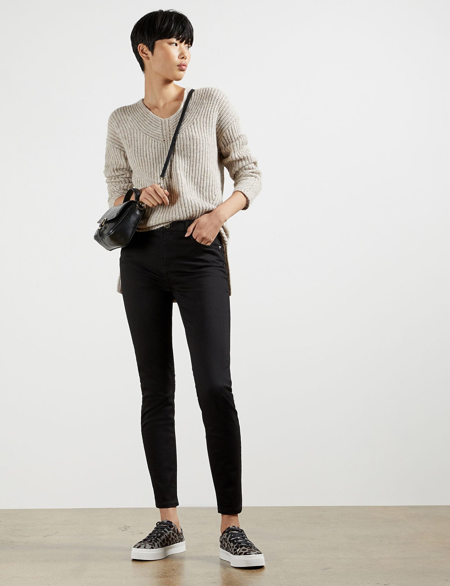 Ted Baker DUVV - Knitted Jumper JET BLACK