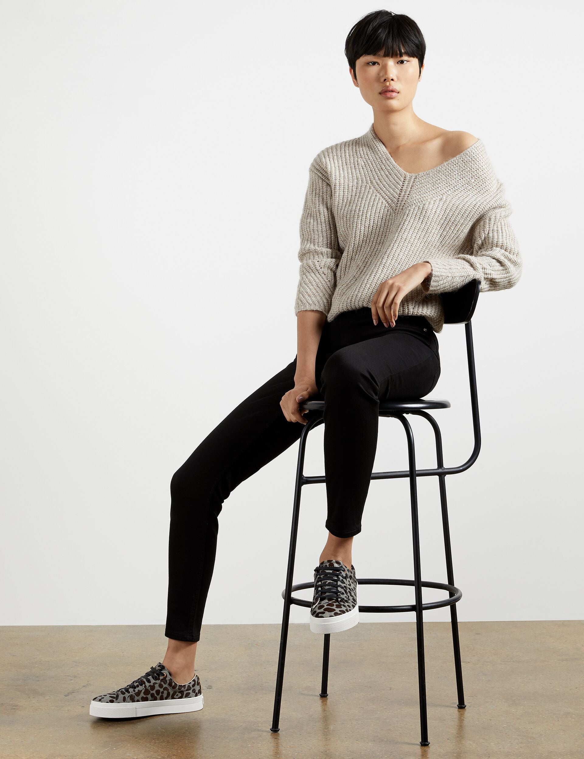 Ted Baker DUVV - Knitted Jumper JET BLACK