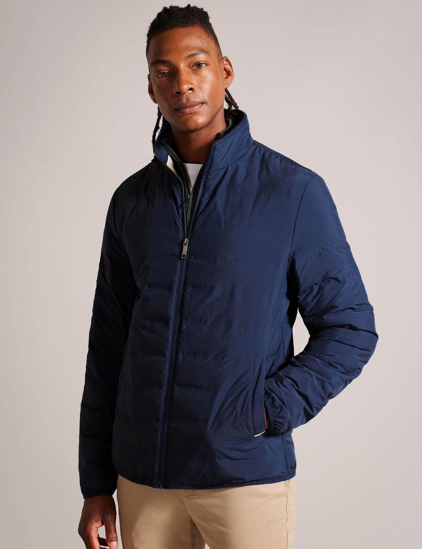 Ted Baker OBERAN - Puffer Jacket BLUE