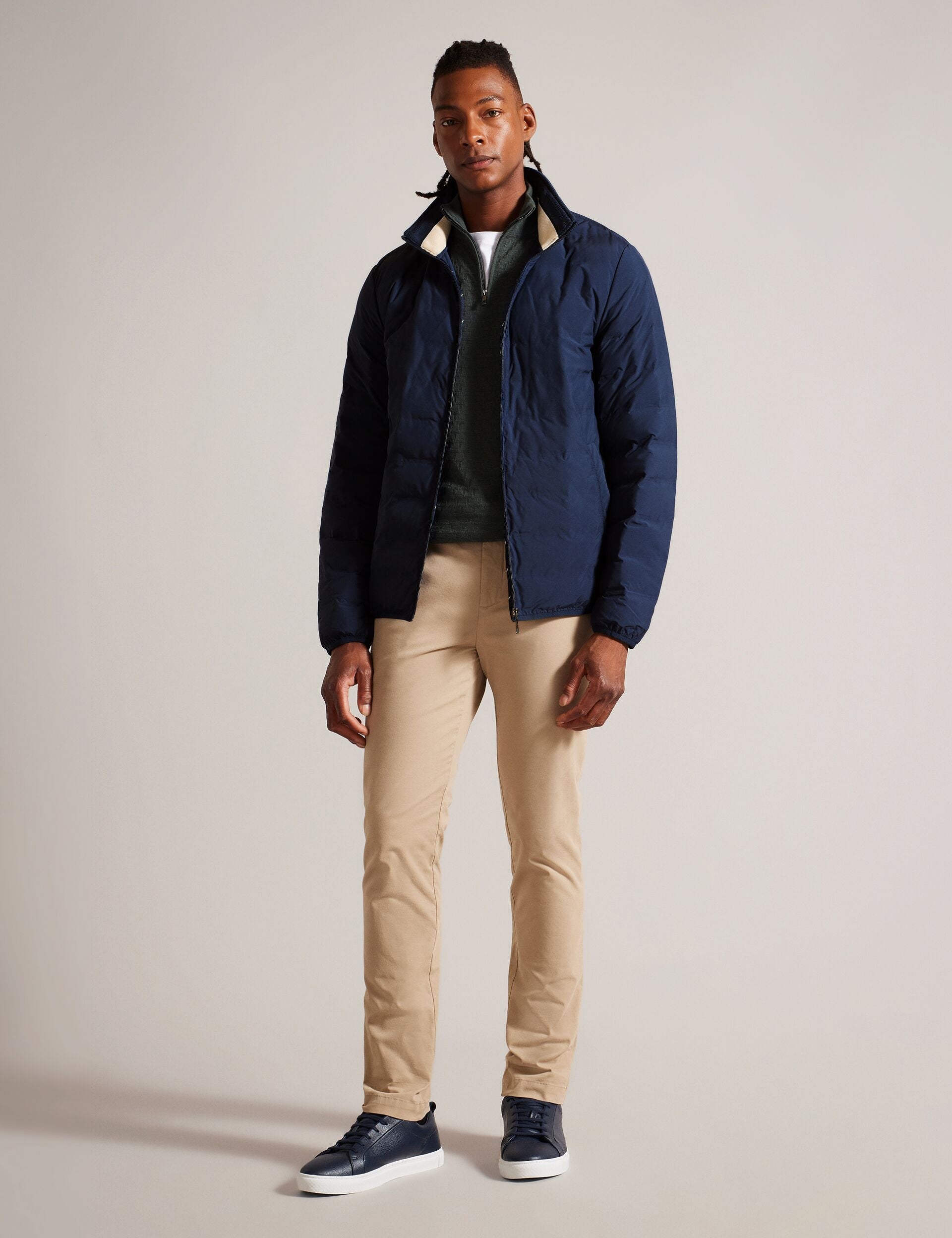 Ted Baker OBERAN - Puffer Jacket BLUE