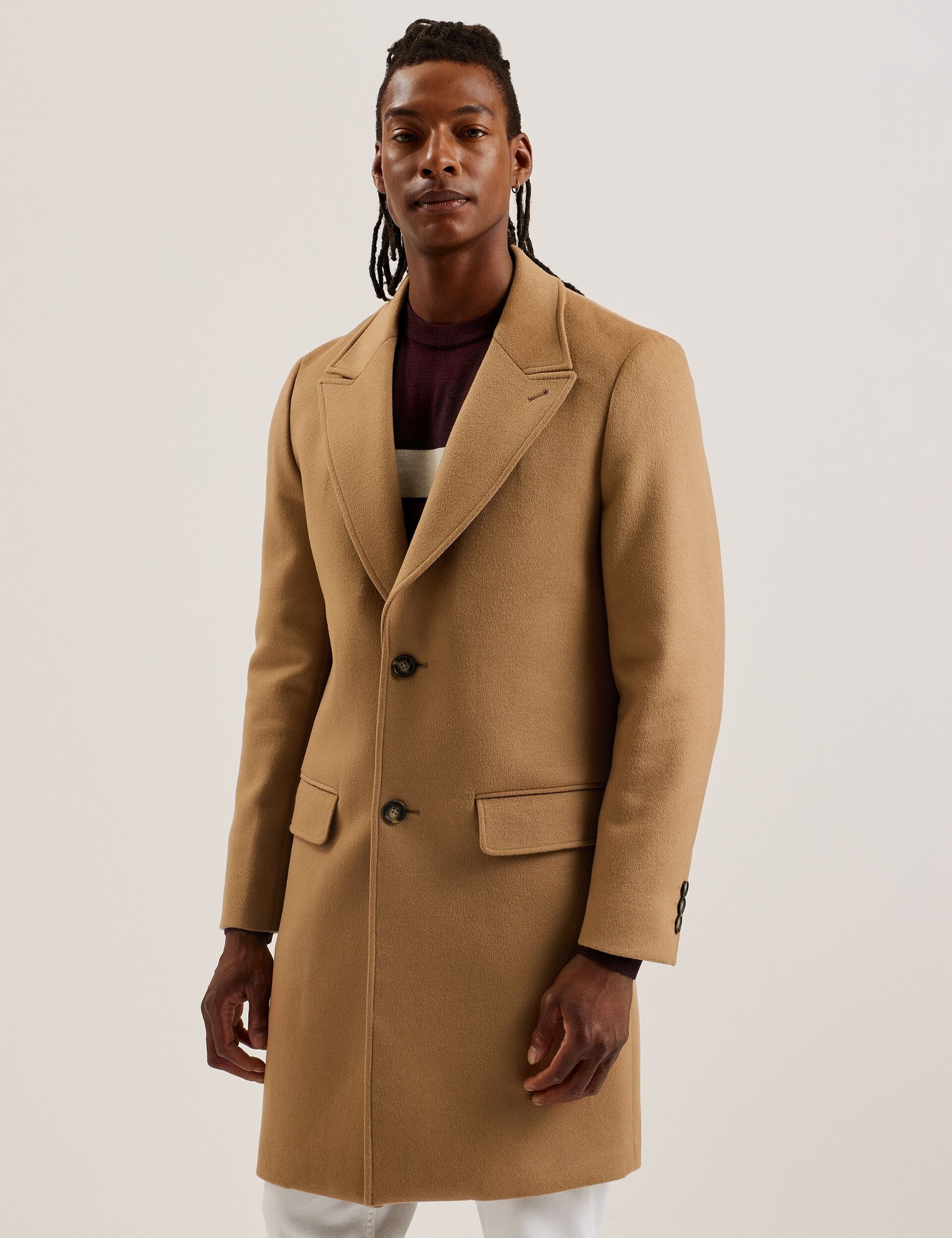 Ted Baker WILDING - Wool Coat TAN