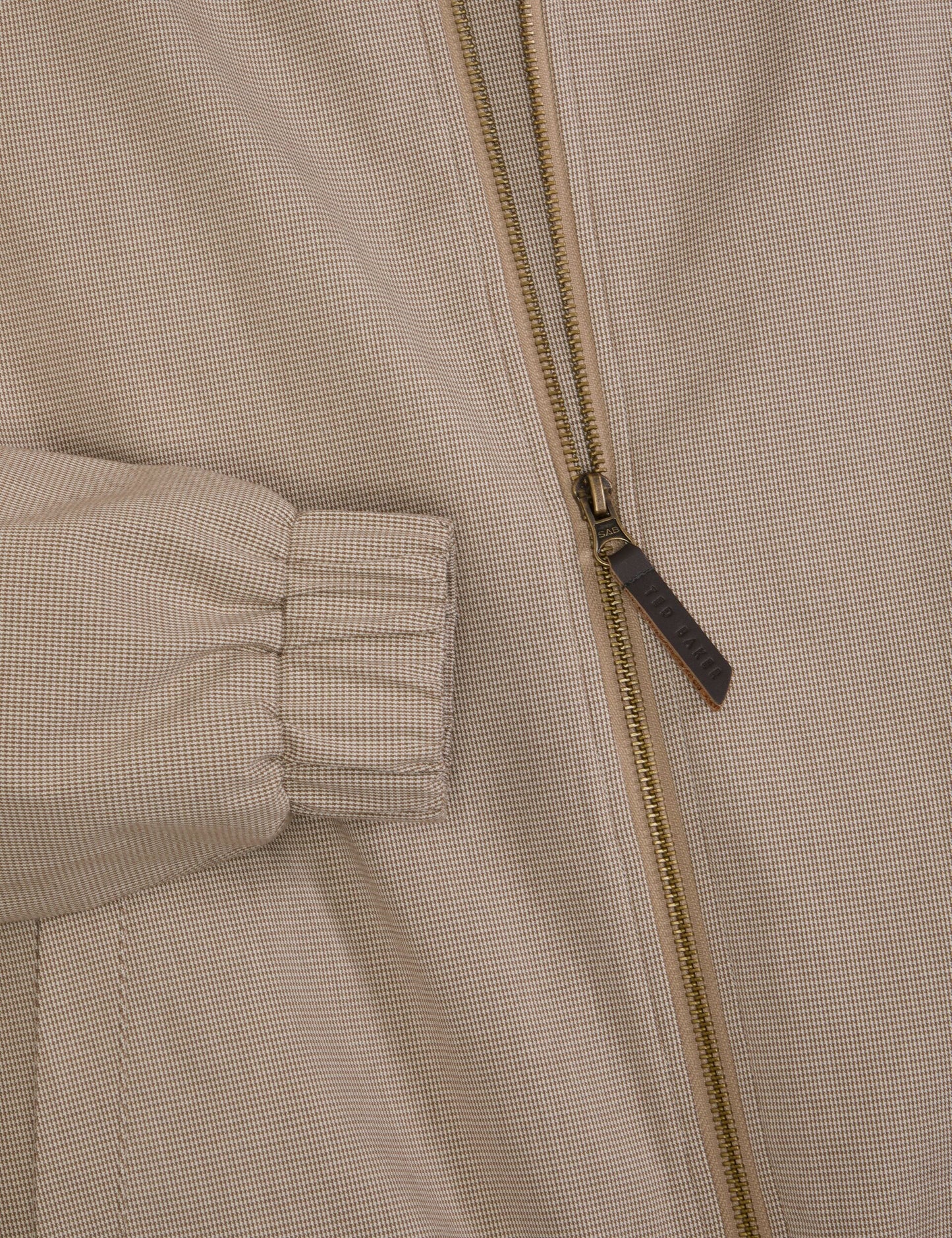 Ted Baker WINGATE Harrington Zip-Through Bomber Jacket TAN