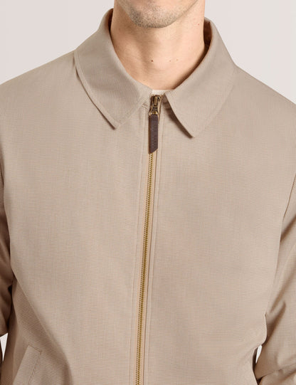 Ted Baker WINGATE Harrington Zip-Through Bomber Jacket TAN