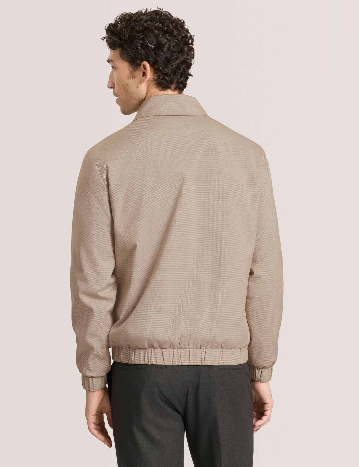 Ted Baker WINGATE Harrington Zip-Through Bomber Jacket TAN