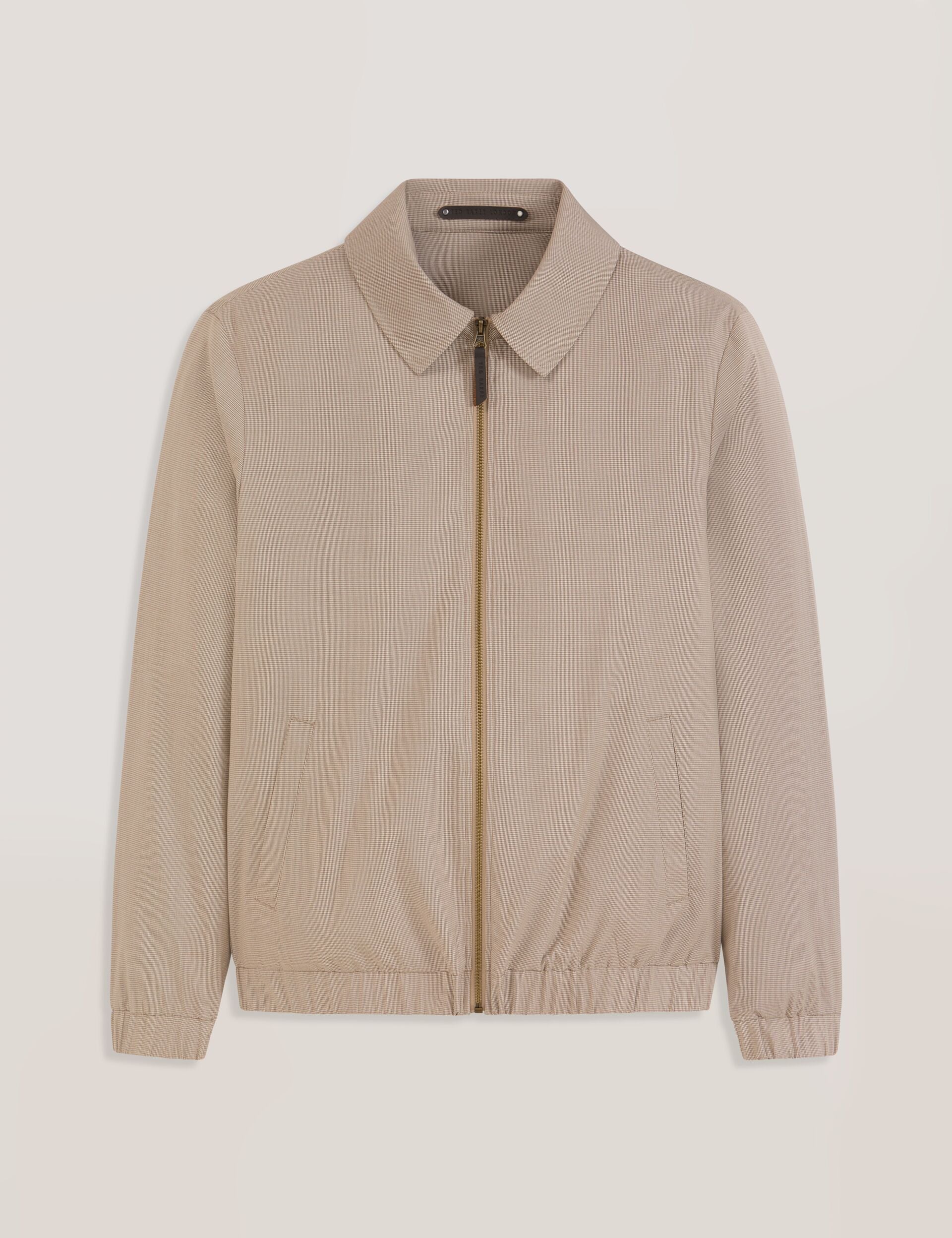Ted Baker WINGATE Harrington Zip-Through Bomber Jacket TAN