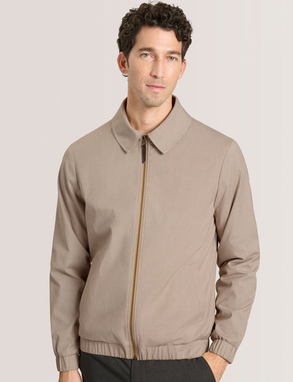 Ted Baker WINGATE Harrington Zip-Through Bomber Jacket TAN