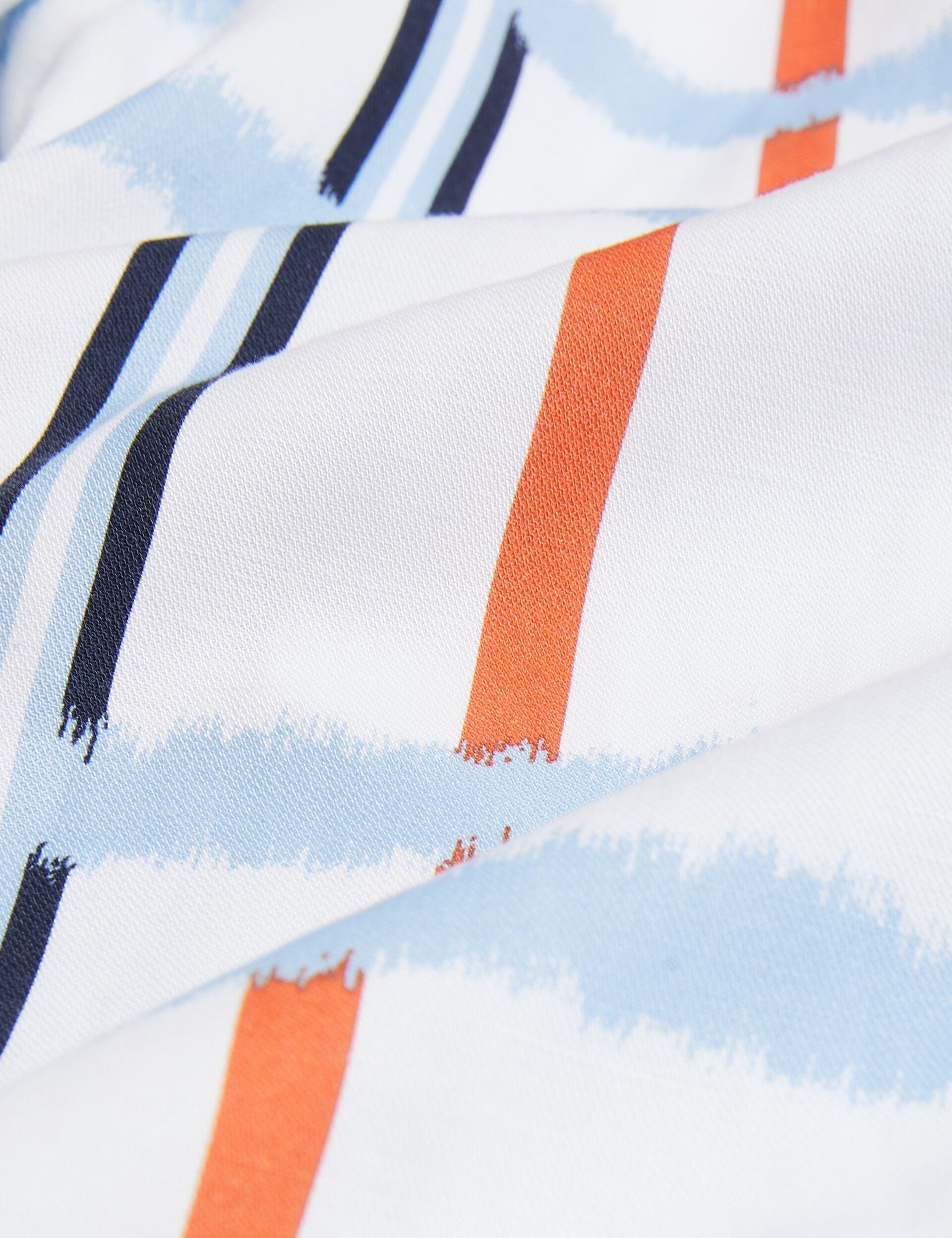 Ted Baker GARDON - Check Print Relaxed Short Sleeve Shirt WHITE