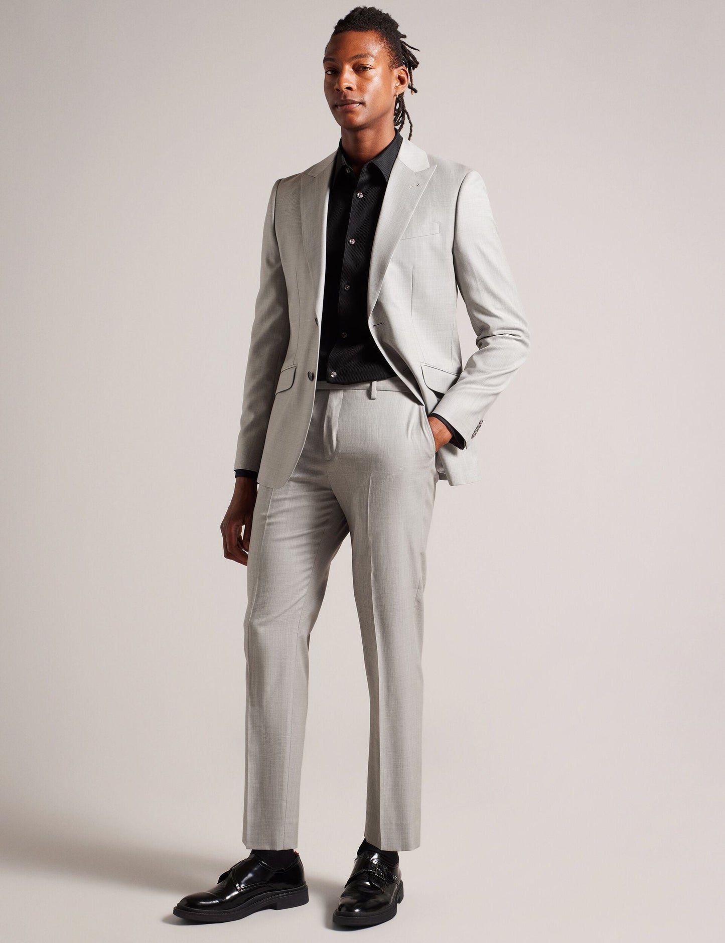 Ted Baker LECCE - Dress Shirt BLACK