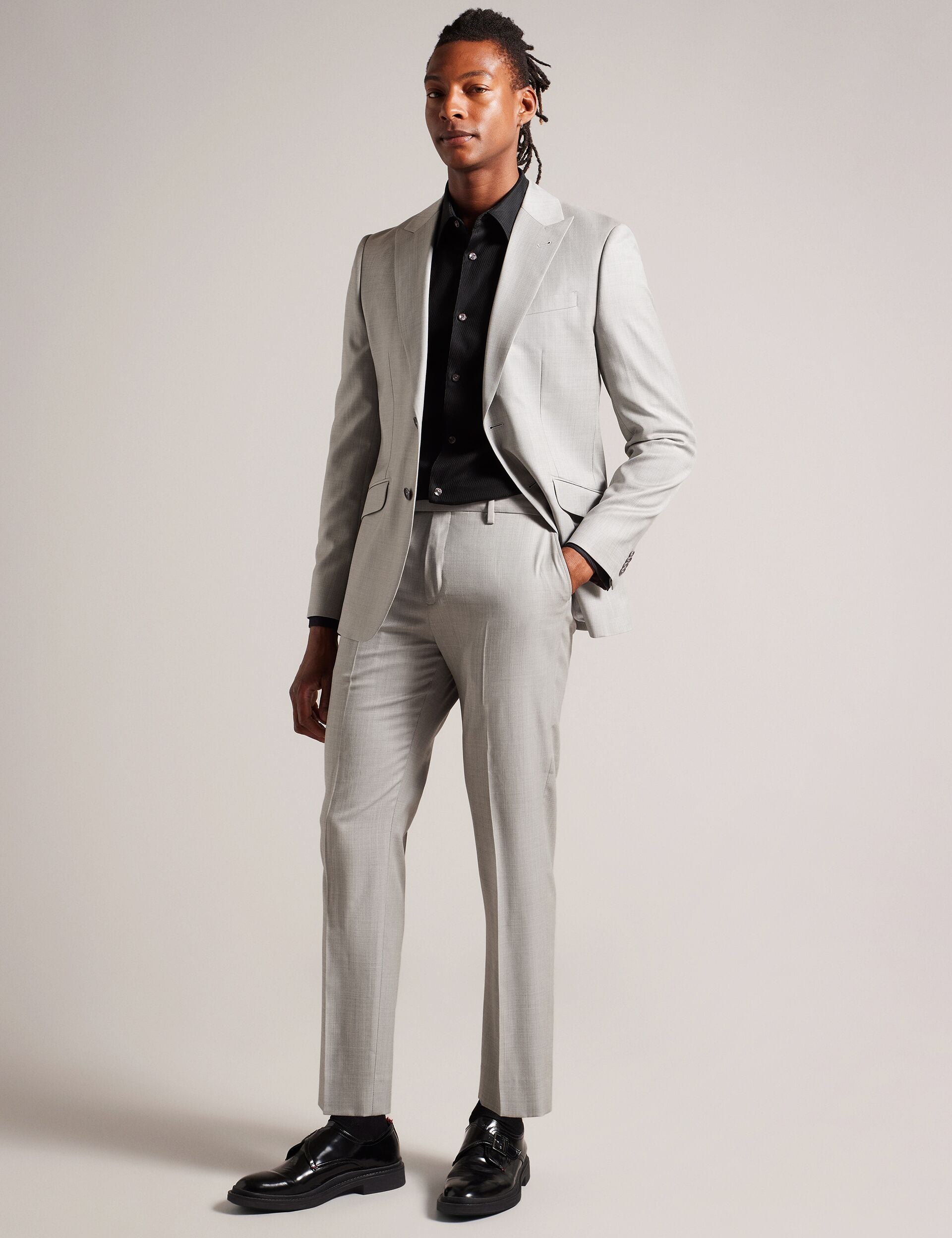 Ted Baker LECCE - Dress Shirt BLACK