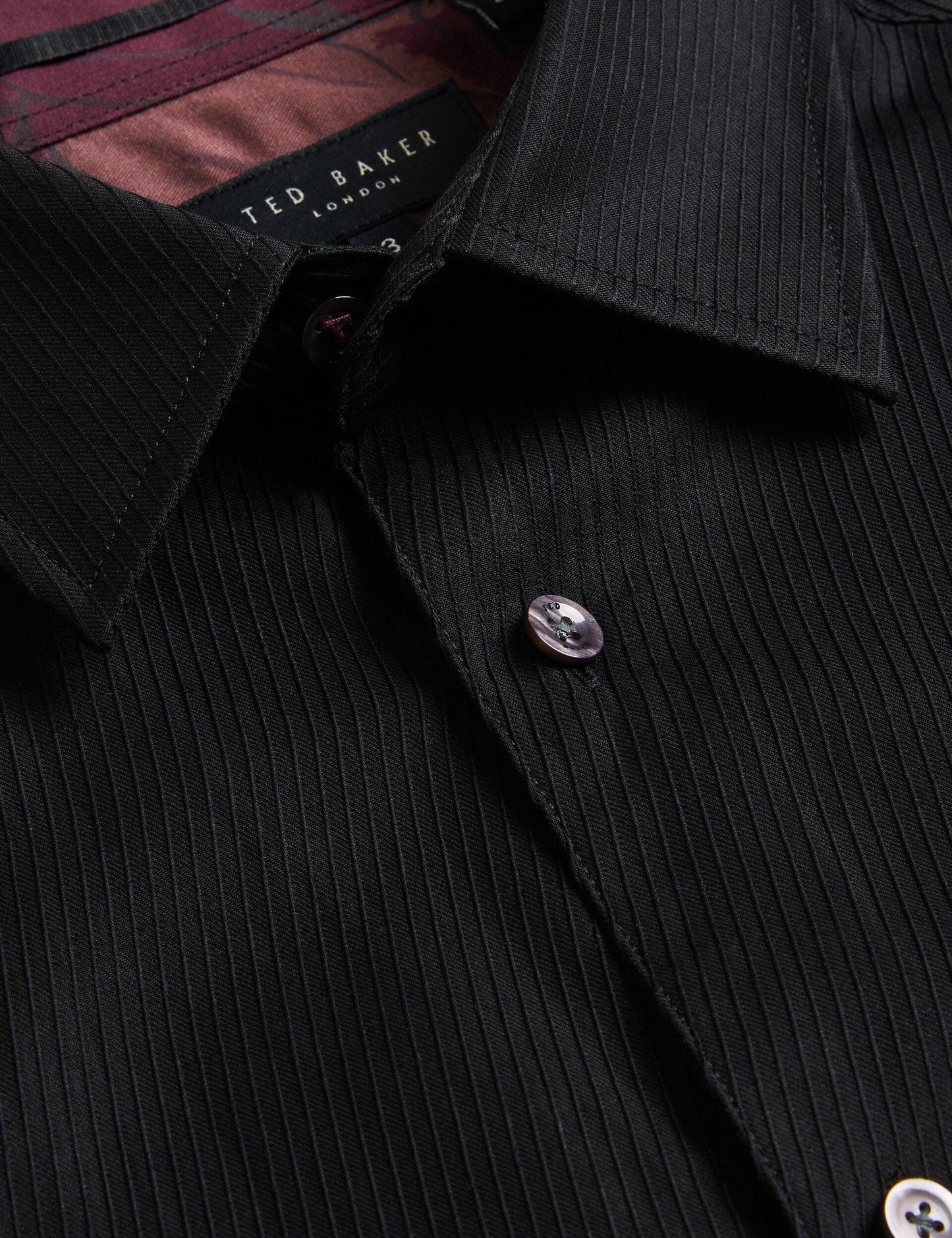Ted Baker LECCE - Dress Shirt BLACK