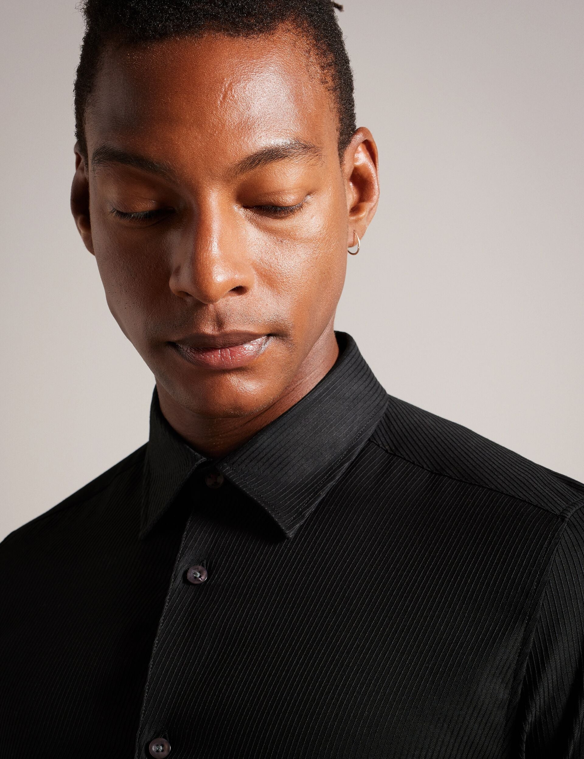 Ted Baker LECCE - Dress Shirt BLACK