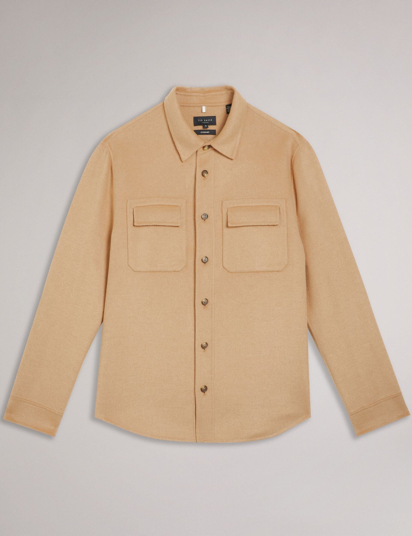 Ted Baker DALCH - Long Sleeve Shirt TAN
