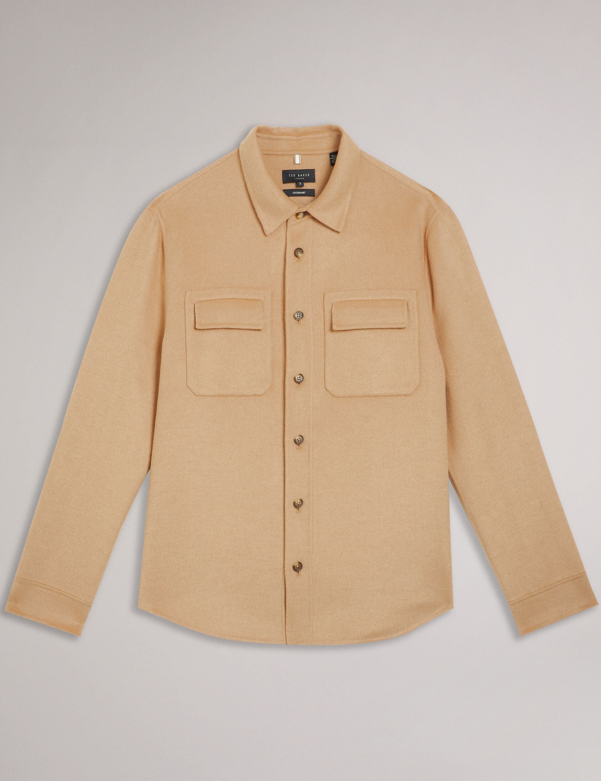Ted Baker DALCH - Long Sleeve Shirt TAN
