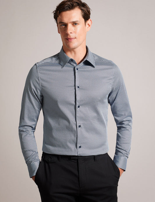 Ted Baker FAENZA - Long Sleeve Shirt NAVY