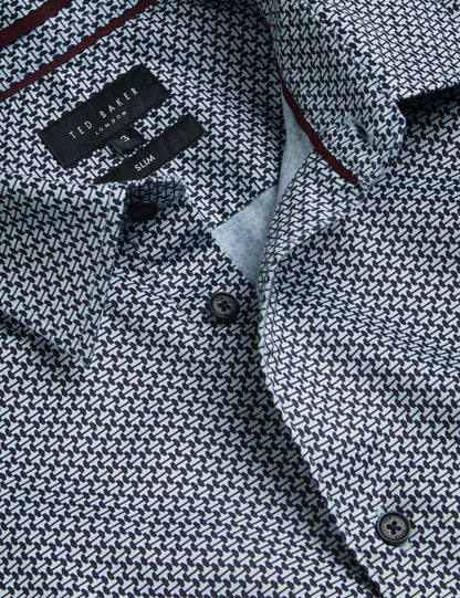 Ted Baker FAENZA - Long Sleeve Shirt NAVY