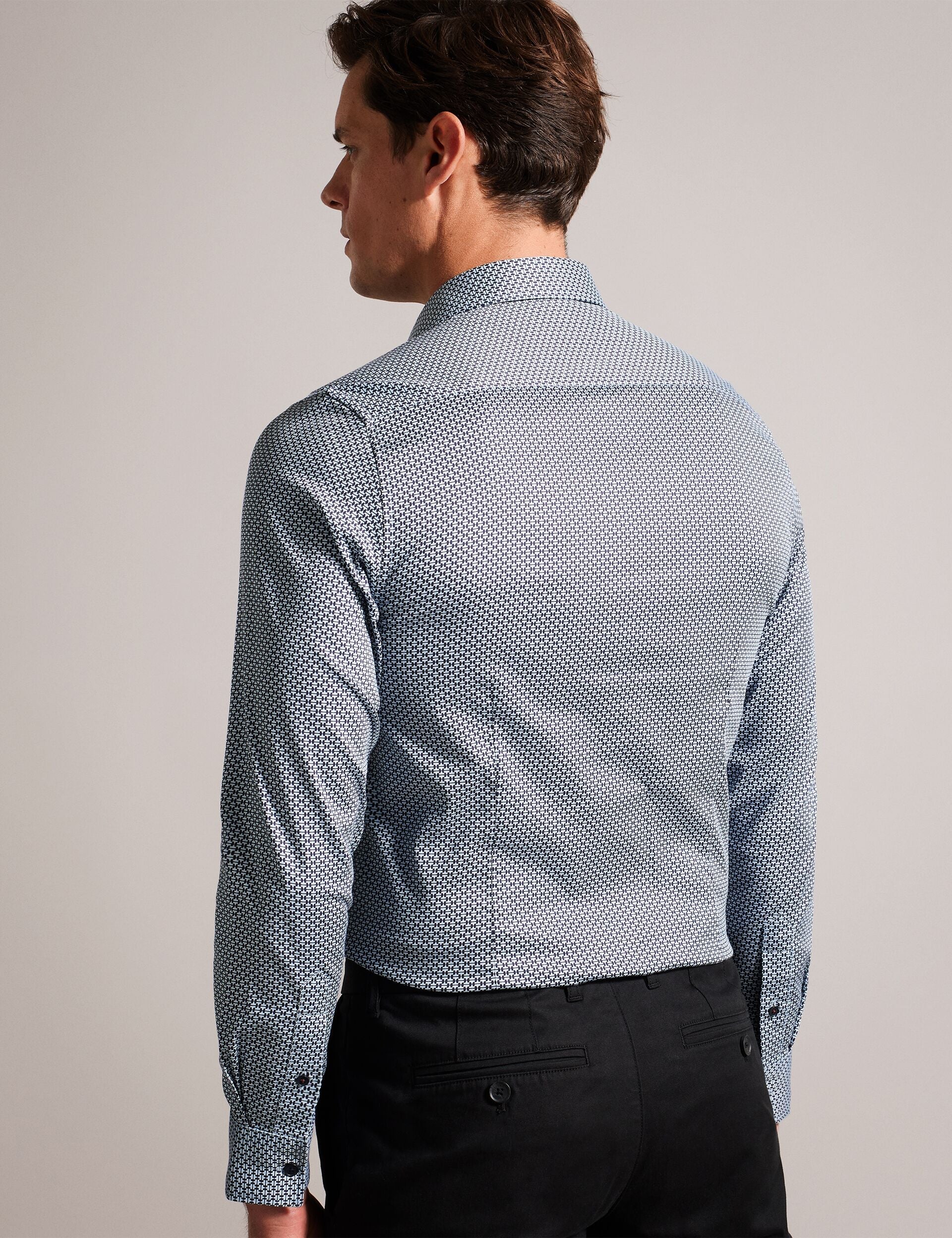 Ted Baker FAENZA - Long Sleeve Shirt NAVY