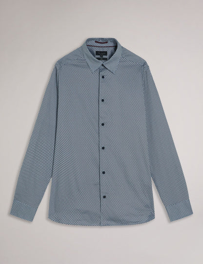 Ted Baker FAENZA - Long Sleeve Shirt NAVY