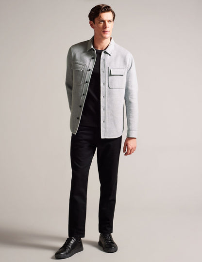 Ted Baker DALCH - Long Sleeve Shirt LIGHT GREY