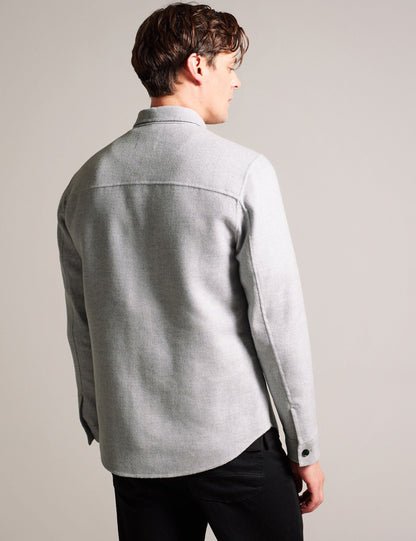 Ted Baker DALCH - Long Sleeve Shirt LIGHT GREY