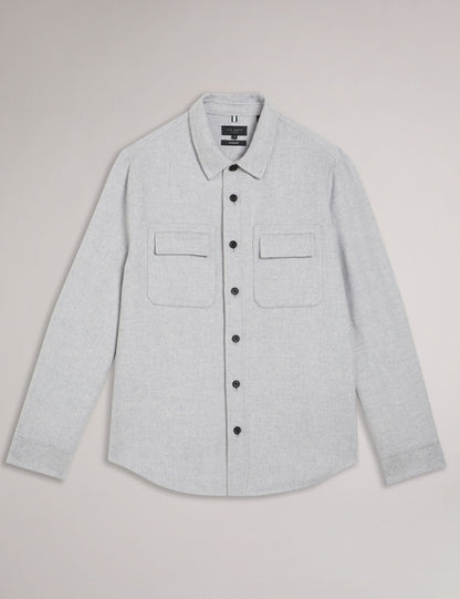 Ted Baker DALCH - Long Sleeve Shirt LIGHT GREY