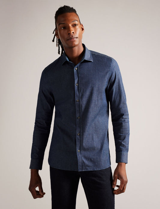 Ted Baker LODERS - Long Sleeve Shirt BLUE