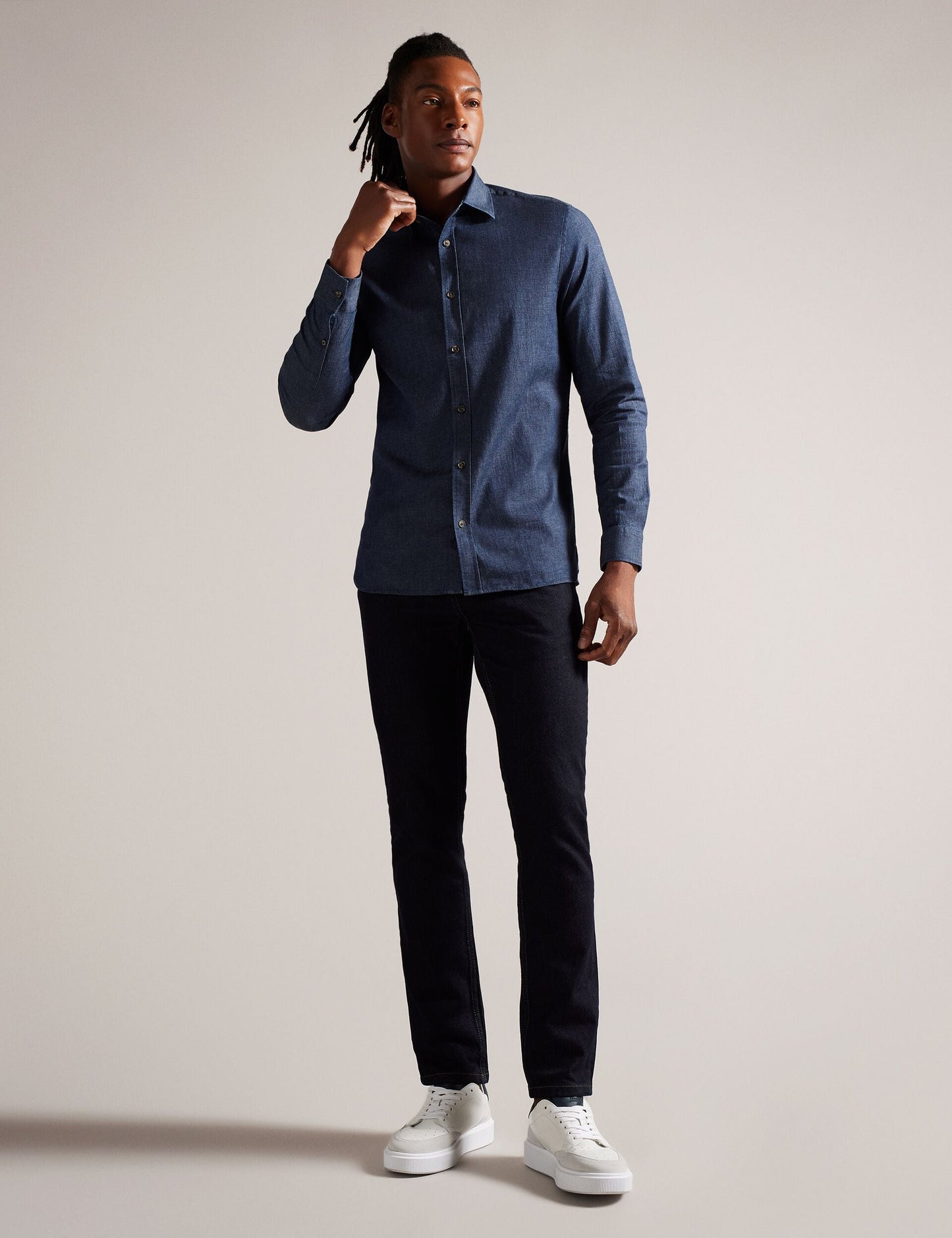 Ted Baker LODERS - Long Sleeve Shirt BLUE