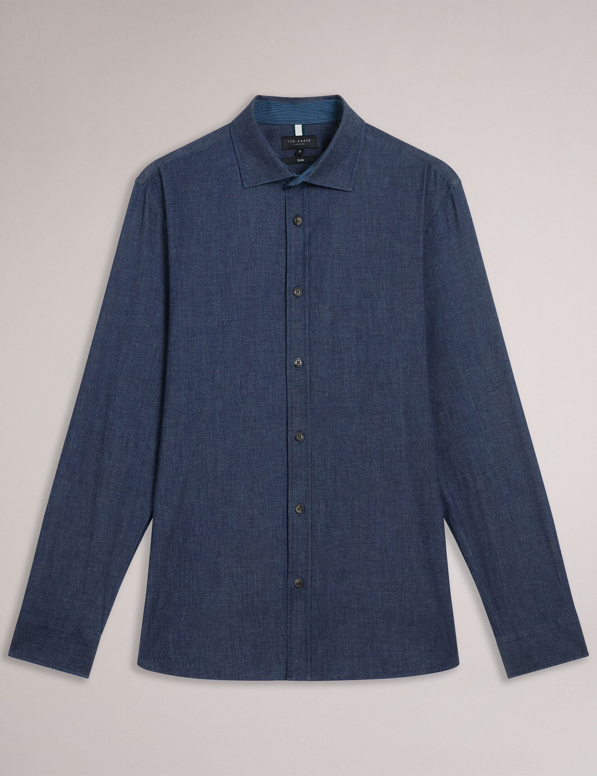 Ted Baker LODERS - Long Sleeve Shirt BLUE