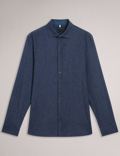 Ted Baker LODERS - Long Sleeve Shirt BLUE