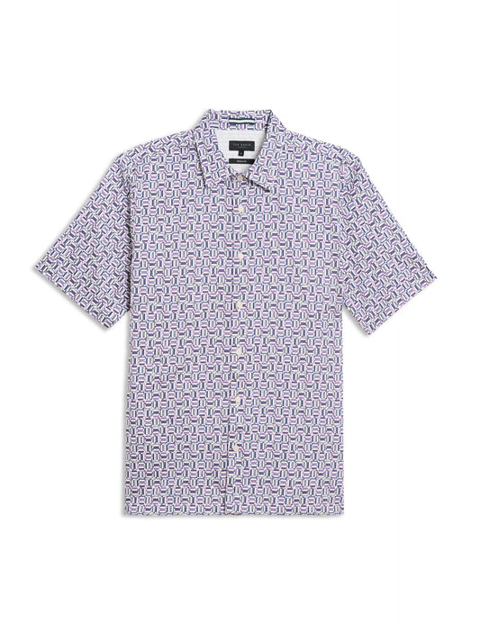 Ted Baker ASTUN - Short Sleeve Shirt LILAC