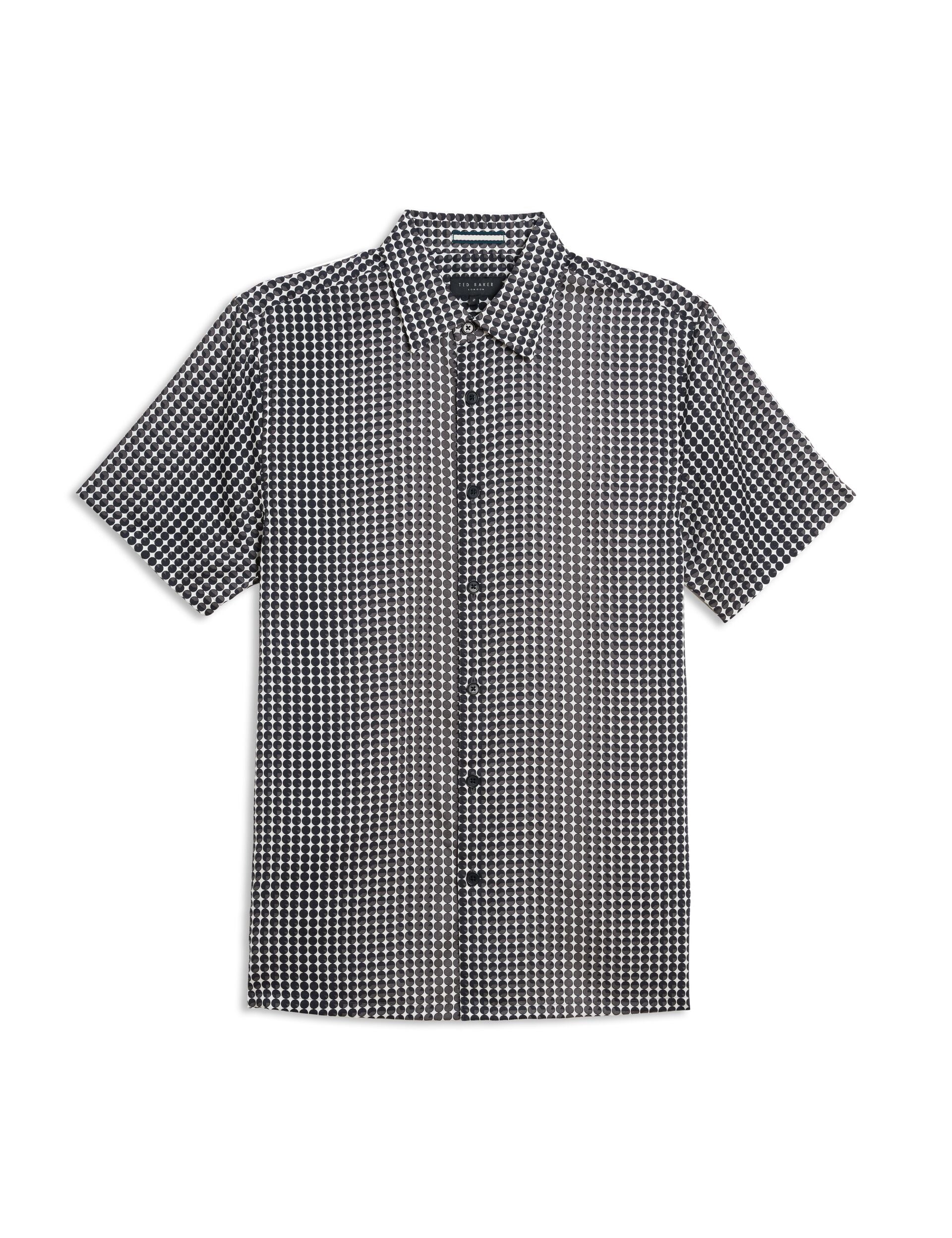 Ted Baker MUNDEN - Short Sleeve Shirt BLACK