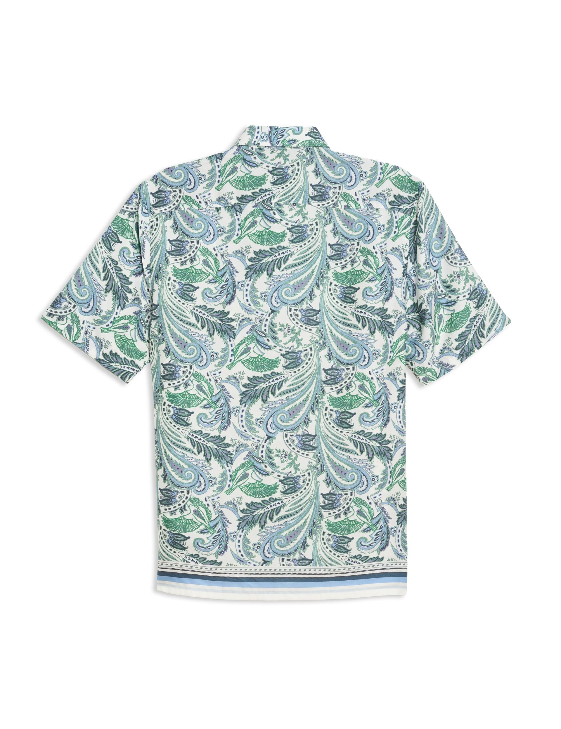 Ted Baker ECHES - Paisley Shirt STONE