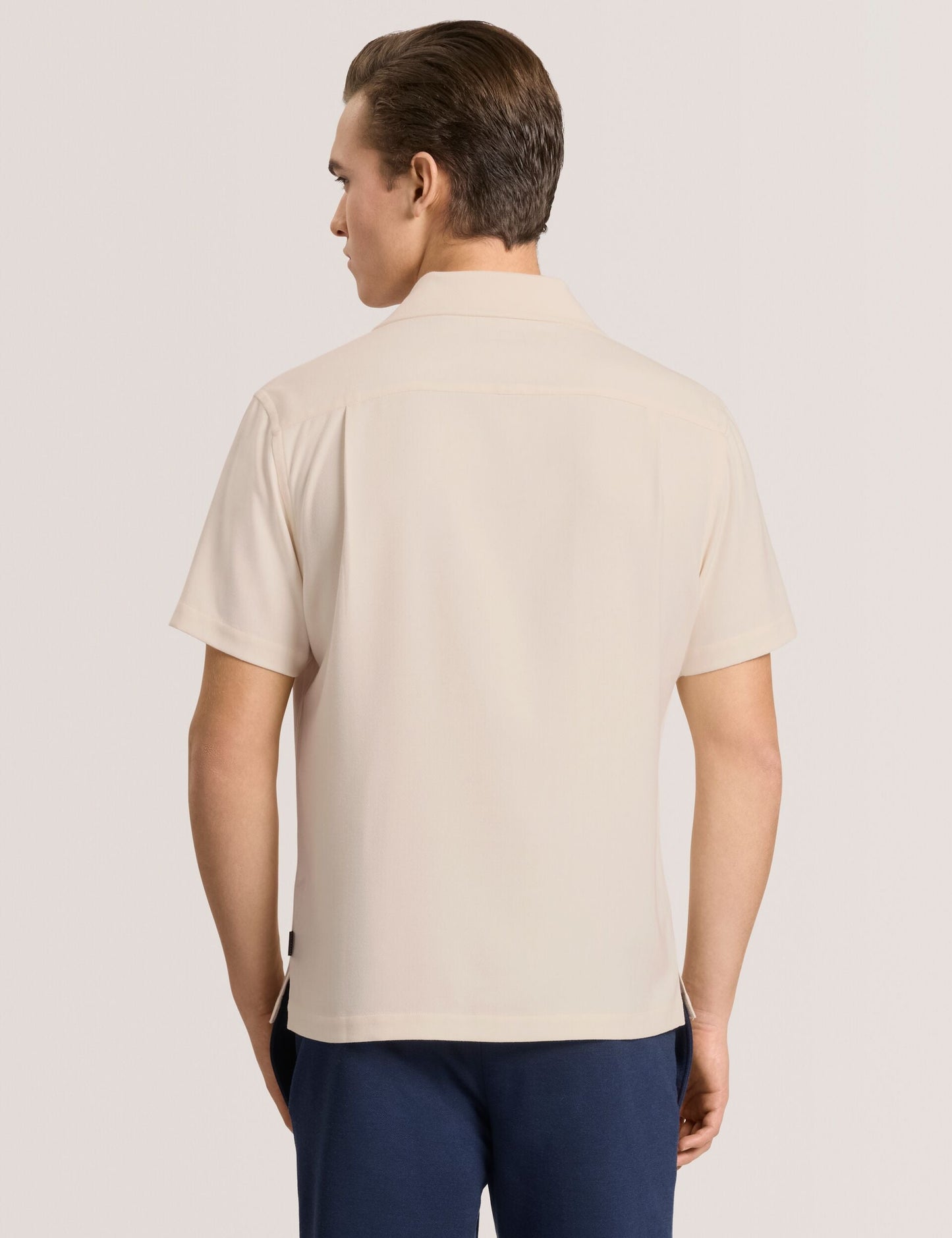 Ted Baker Textured Camp Shirt - Textured Camp Shirt IVORY