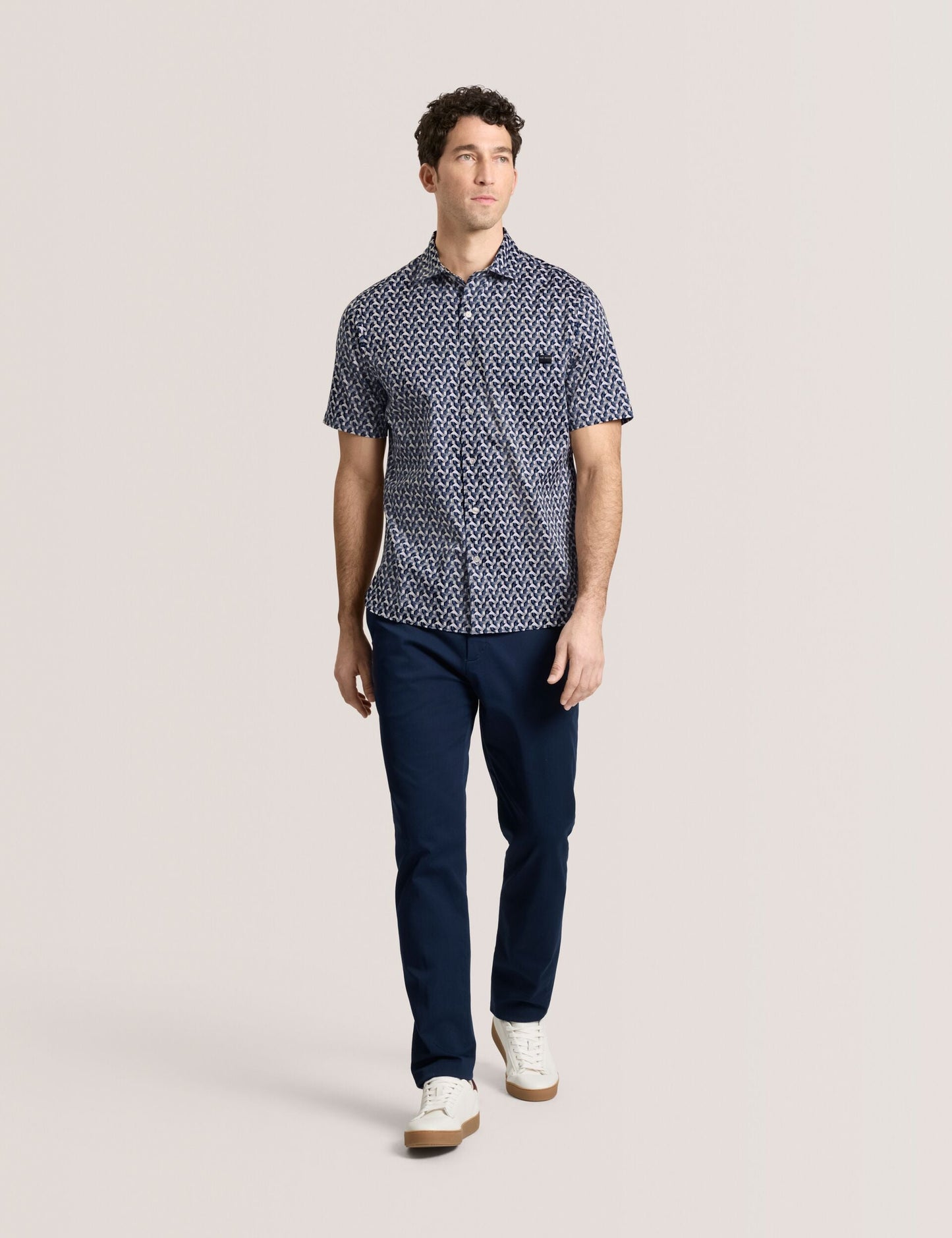 Ted Baker Printed Shirt - Printed Shirt DARK NAVY