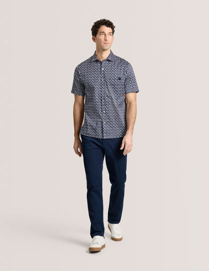 Ted Baker Printed Shirt - Printed Shirt DARK NAVY