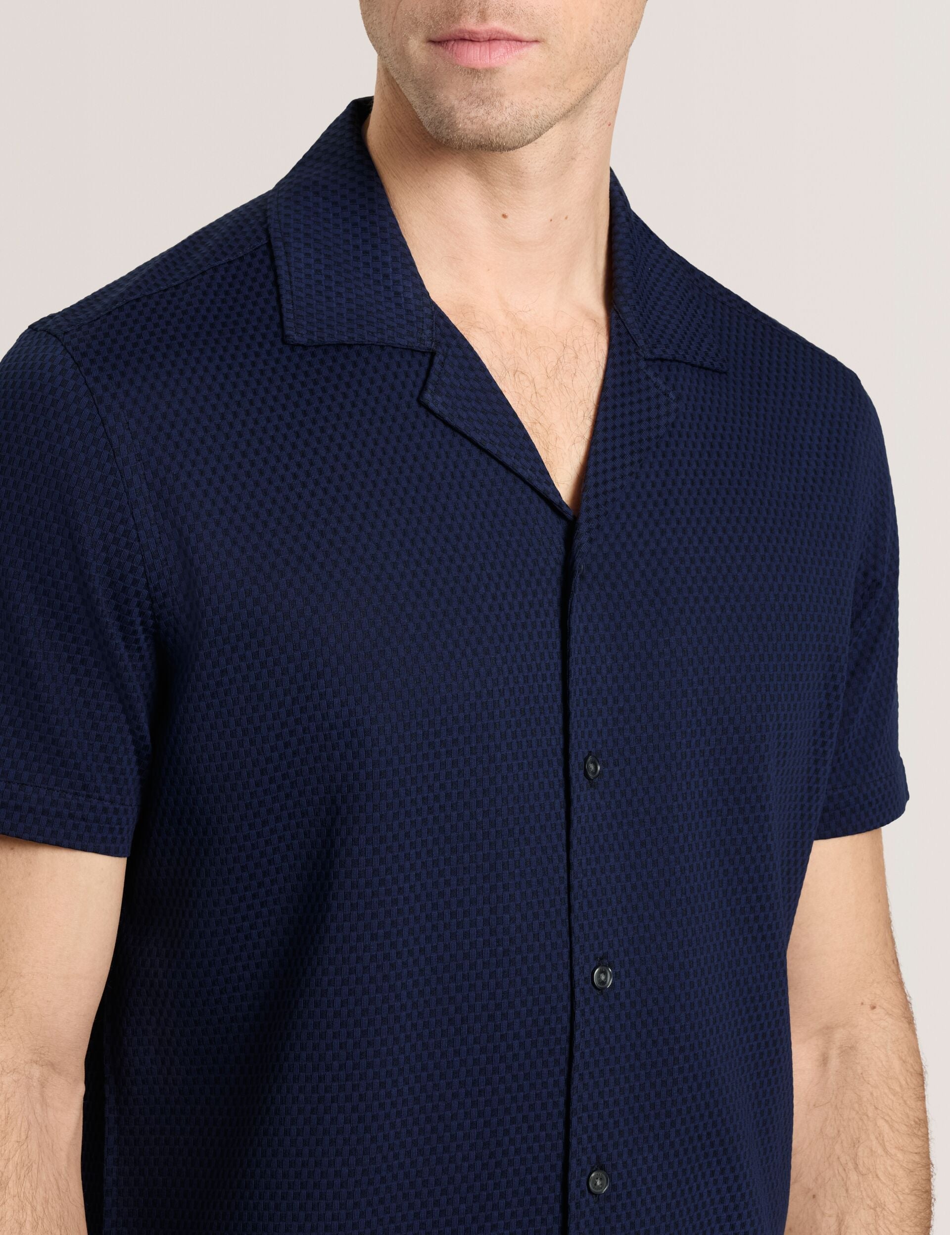 Ted Baker CAMP SHIRT - Button Up Shirt NAVY