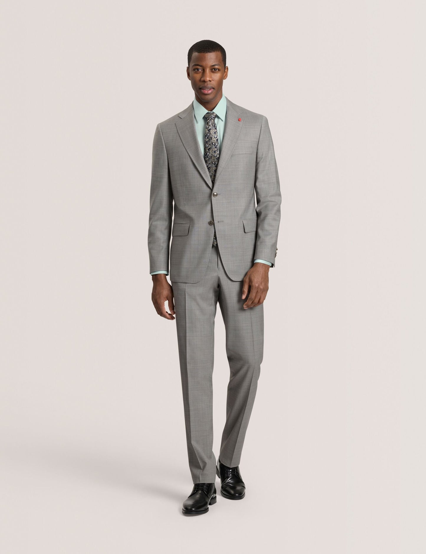 Ted Baker GENEVA Textured Stretch Cotton Slim Fit Shirt PALE GREEN
