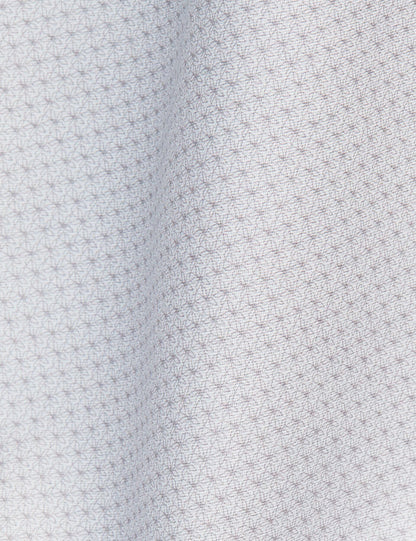 Ted Baker NANTUCKET Dobby Stretch Cotton Slim Fit Shirt LIGHT GREY
