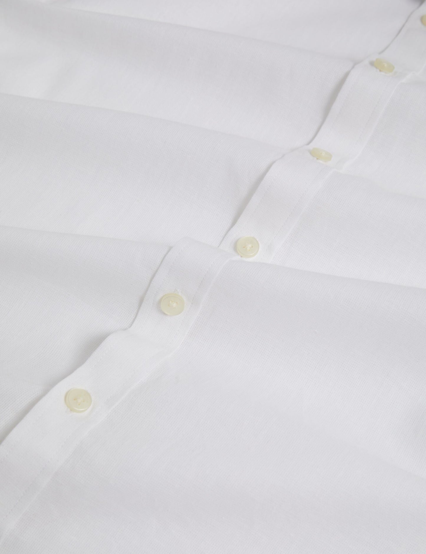 Ted Baker PRYNN Linen Cotton Woven Long Sleeve Shirt WHITE