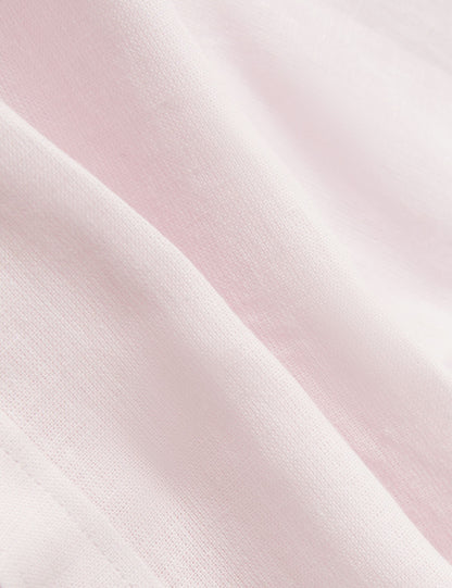 Ted Baker WRYTE Short Sleeve Linen Cotton Woven Shirt LIGHT PINK