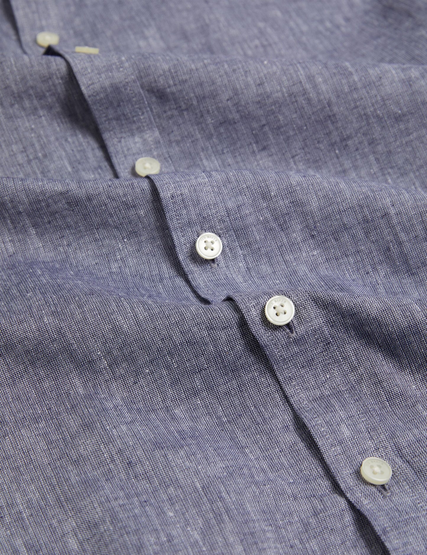 Ted Baker WRYTE Short Sleeve Linen Cotton Woven Shirt NAVY